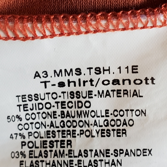 S MAX MARA DESIGN FOR EASY LIVING T-Shirt long sleeve Tan, Medium, fitted - Picture 6 of 7